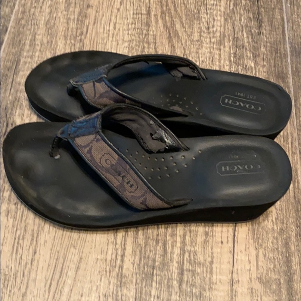 Coach Flip Flops